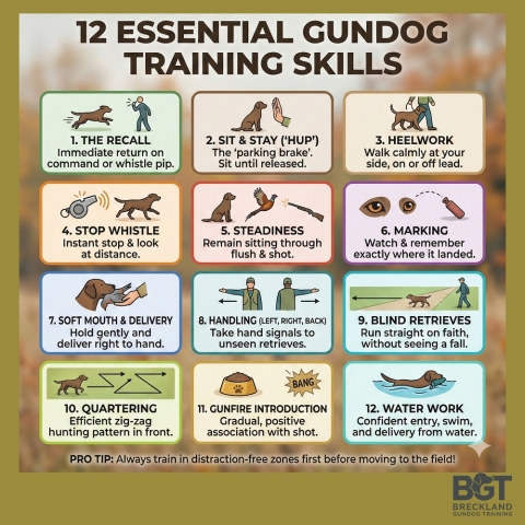 12 Things You Must Teach Your Gundog
