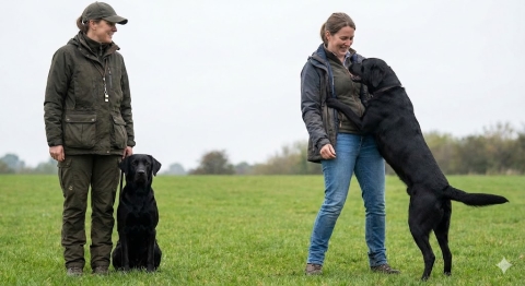 Why will my gundog do it for the trainer but not me ?